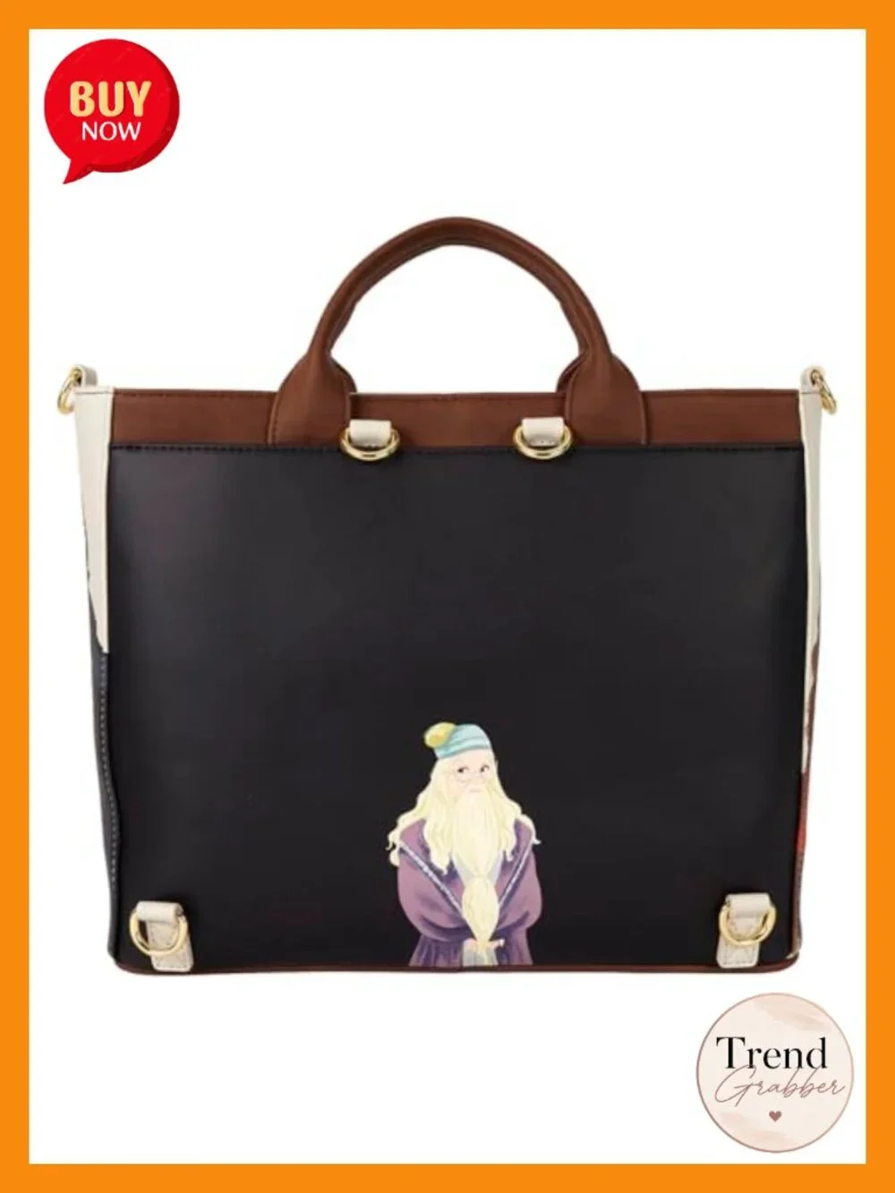 Faux Leather Convertible Tote Bag Harry Potter Spring Backpack